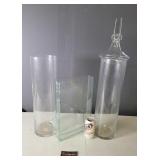 Glass Vases, Canister