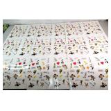 Large Sheet of Looney Tunes Stickers 37"ï¿½18" qry3