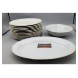 Dinner Plates Alco & 2 Serving Dishes Fairfield