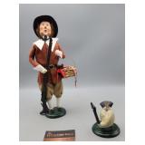 Byers Choice Hunter Figurine