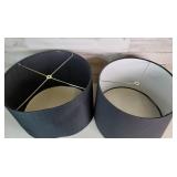 Lamp Shades- Flat Black is 12.5" H 15" Diameter &