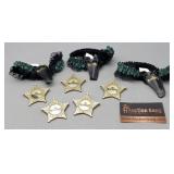 Newtron Boys Garters w/Guns & Sherrif Star Badges