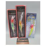 Renosky Lures 1 is taped on card