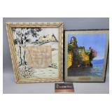 Vintage Pictures 1 is cracked in the corner