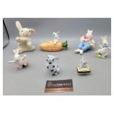 Rabbit Figurines & Trinket Boxes
