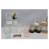 Lot of Glasses Pink - Skelly - IOF - Coca-Cola