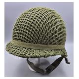 Military Helmet with Liner & Netting