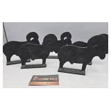 Set of 5 Hardened Steel Ram Targets