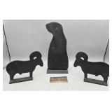 Set of Hardened Steel Prairie Dog (1) & Ram (2)