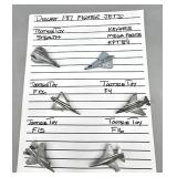 Die-Cast Fighter Jet Lot 1:87