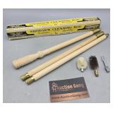 Wood Shot Gun Cleaning Rod w Box & Accessories