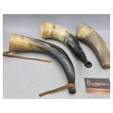 Group of Unfinished Powder Horns