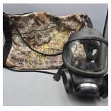 Adult Size Medium Gas Mask & Cabella