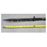 Czechoslovakia Military Bayonet with Scabbard