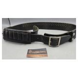 53" Leather Belt with Ammo Pouch & Loops