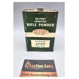 DuPont Rifle Powder Can