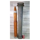Military Dummy Drill Shell with case
