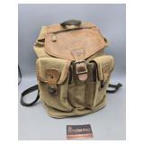 Canvas & Leather Backpack