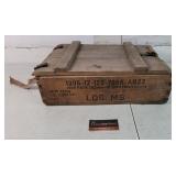 Wooden Ammo Box - Broken Handle