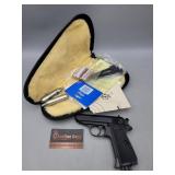 Carl Walter Model PPK/S BB Hand Gun w Leather Case