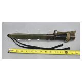 Spanish Military Bayonet with Scabbard