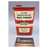 DuPont Military Rifle Powder Can