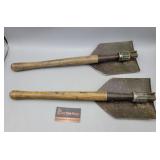 Military Shovels 1945 US Wood Ames