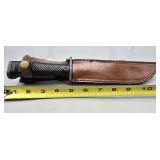 Milpar Col US Military Bayonet w Leather Scabbard