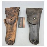 Pair of US Military .45 Cal Leather Holsters -