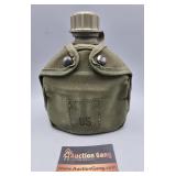 1970 Military Canteen with Cup, Insulated Cover