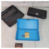 Group of 3 Metal Boxes - 2 with Keys