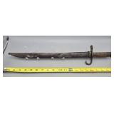 WWII Japanese Military Bayonet w Scabbard