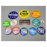 Political Pins Buttons Lot