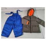 Boys Coat & Snowpants 2T/24 months