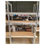 Shelving 84"tH x  84.5"W x 18"D