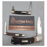 Pocket Knives Schrade Old Timer- 2 Small Knives