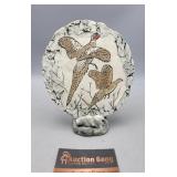 Stan Langtwait Mt. St. Helens Ash Pheasant Plaque