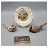 Pheasant Ash Tray Pheasant - signed