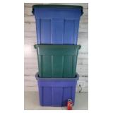 Group of 3 Totes with Lids
