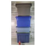 Group of 4 Totes with Lids