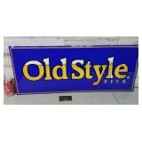Old Style Metal Beer Sign - 14Hï¿½34W