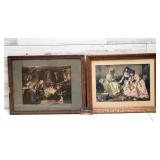 Framed Pics Ladies 20.5" ï¿½ 16.5" Girl in Bed