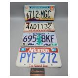 License Plates AR OR AL Arizona