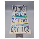 License Plates KS MO IL