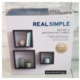 Set of 3 Decorative Cubes