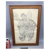 PJ Harvey Zebra Print 12ï¿½18"