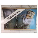 Hello Iowa Olympia Beer Poster 24"ï¿½36"