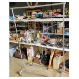 Clothes Rack on Wheels 48" wide adjustable height