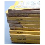 Group of 1932 National Geographic Magazines