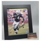 Framed Football Player Pic 10.5" ï¿½ 12.5"